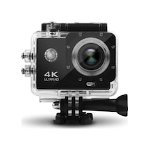 4k Ultra Hd 170 Derece Wifi Aksiyon Kamera Araç Vantuz Siyah