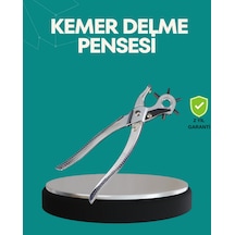 Techmrt Deri Delme Pensesi 6 Uçlu Ayarlanabilir Kemer Delme Aleti Profesyonel Kullanım