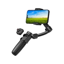 Wiwu Wi-se016 Yapay Zeka Destekli Canlı Yayın Dolgu Işıklı Gimbal Stabilizatör Sabitleyici Siyah