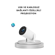 Full Hd 4k Uyumlu Projeksiyon Cihazı 130 İnç Geniş Ekran Destekli - Lisinya
