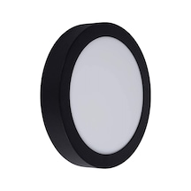 YCL 6 W Led Panel - Beyaz 6500K - Yuvarlak - Siyah- S/Ü-ASM-1206B