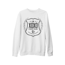 Exo - First Year Beyaz Kalın Sweatshirt