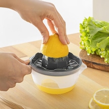 Tr Hazneli Limon Sıkacağı - Pratik Portakal Narenciye Sıkacağı 400 Ml - Gri Genel