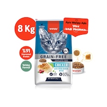 Tahılsız Hipoalerjenik Yüksek Proteinli Tavuklu Yavru Kedi Maması 8 Kg Tahılsız Hipoalerjenik Yüksek Proteinli Tavuklu Yavru Kedi Maması 8 Kg