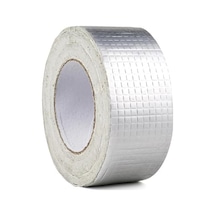 5cm X 5 Mt Yüksek Sıcaklık Dayanan Su Geçirmez Alüminyum Folyo Çamur Bant, Çatı Duvar Çatlak Onarıcı Yalıtım, 5 Metre, Boru Yalıtımı, Yalıtım Bandı, Panel Yalıtımı 5 Metre