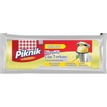 Ernet Çöp Torbası Büzgülü Orta 15'li Limon 2106