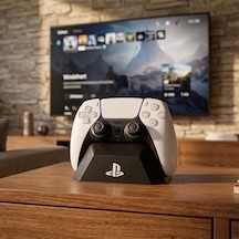 Playstation 5 Dualsense Kontrolcü Standı - Şık Tasarımlı Oyun Kolu Tutucu - Siyah