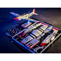 Riti Design - Mustang - P-51d Mustang Savaş Uçağı 3d Model Kit Kartı Maketi