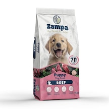 Zampa Tam ve Dengeli Biftekli Yavru Köpekler İçin Kuru Mama 15 KG