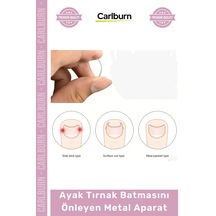 Carlburn Paslanmaz Çelik Ergonomik Tırnak Düzeltici Set
