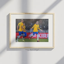 Neymar 20x30 Cm Boyutunda El İmzalı Fotoğraf Ömür Boyu Coa