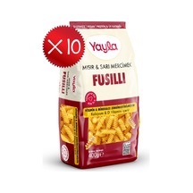Yayla Mısır Ve Sarı Mercimek Fusilli Makarna 400 G X10
