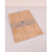 Bambu Ekmek Kesme Tahtası 36x26x1,8 Cm Royaleks-67461 Çok Renkli