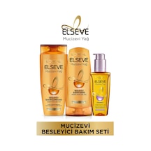 Elseve Mucizevi Yağ Bakım Şampuan 450 ML +  Saç Kremi 360 ML +  Onarıcı Yağ 100 ML