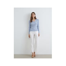 LC Waikiki Alıta Cıty Farkıyla Beli Lastikli Geniş Paça Kadın Pantolon Belirtilmemiş - 918663976 Belirtilmemiş