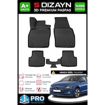 Vw Polo 3d Pro Havuzlu Paspas 2017-2021 A+ Kalite 3ds-sdz114