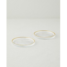 English Home Celeste Cam 2'li Çerezlik 13 Cm Gold