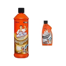 Banyo Tüm Boru Tipleri İçin Jel Lavabo Açıcı 1000 Ml Ve Mr Muscle Mutfak İçin Jel Lavabo Açıcı 500 Ml 10'lu Set