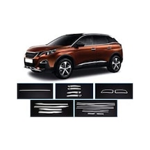 Peugeot 3008 5'li Krom Set 2016 Ve Üzeri Paslanmaz Çelik