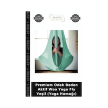 Premium Beden Aktif Woo Yoga Fly Yeşil Yoga Hamağı