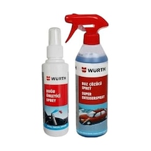 Wurth Buz Çözücü Sprey 500 Ml Ve Buğu Önleyici Sprey 150ml
