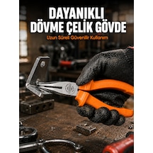 Uzun Çene Tasarımlı Dövme Çelik Kargaburun Hassas Kavrama Performansı - Lisinya