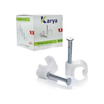 Karya 2 Numara 6 Mm Çelik Çivili Kroşe 100 Lü Paket Diğer
