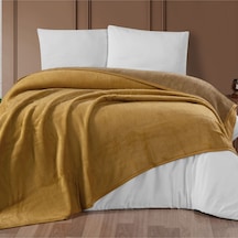 Schafer Home Bella Çift Kişilik Battaniye 200 x 220 - Hardal01