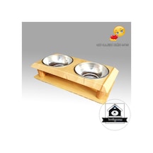 Kedigram Kedi Kulübesi Kedi Köpek Mama Kabı Paslanmaz Kase Çelik
