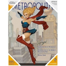 Dc Bombshells Supergirl Glass Poster