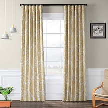 Hpd Half Price Drapes Boch-kc16072c-108 Karartma Perdesi 1 Panel , 50 X 108, Çay Zamanı Sarı Altın 50 x 22