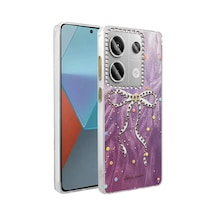 Newface Xiaomi Redmi Note 13 Pro 4g Kılıf Blade Aynalı Desenli Kapak - Desen 1