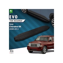 S-dizayn Jeep Cherokee Kk Evo Siyah Yan Basamak 153 Cm 2008-2012 A+ Kalite