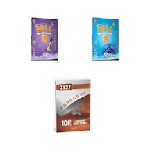 2027 Fi 8. Sınıf Full Fen Bilimleri + Matematik Soru + Anla Kazan Paragraf Deneme 3'lü Set