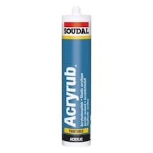 Soudal Silikonize Mastik Acryrub Antrasit Gri 500gr