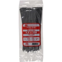 Fesanotomotiv Pemsan 250Mm Cirt Kelepçe Kablo Baği Siyah 3.6X250Mm