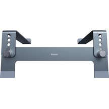 Baseus Ultrastable Serisi Masaüstü Dizüstü Bilgisayar Standı Alüminyum Alaşımlı 4 Vites Ayarlanabilir Dizüstü Bilgisayar Braketi - Uzay Grisi