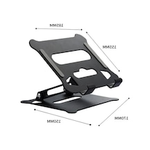 Ayarlanabilir Katlanabilir Tablet Standı - Paslanmaz Çelik, Portatif