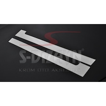 S-dizayn Fiat Doblo Krom Sürgülü Kapı Çıtası 2 Prç 2010-2022