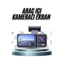 Nrzsnt Dvr Araç İçi Kamera Ön Ve İç Kamera 2 İnç Ekranlı Çift Kamera