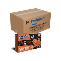 Dolphin Powergrip Ekstra Kalın Nitril Eldiven 20 x 50 Adet