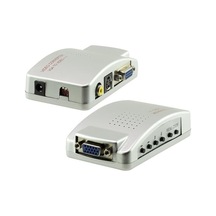Powermaster Pm-983 Vga Dan Bnc S-video Vga Ya Görüntü Dönüştürücü 1080p Destekli