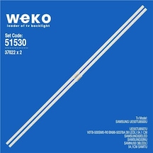 Samsung Uyumlu  Ue50tu8500u 50'' 2 Adet Tv Led Bar Tvnizin İçindeki Led Barla Aynısı Olduğunu Görmeden Almayınız. Led Bar Ürünlerinde Paket Açıldığında İade Kabul Edilmemektedir.