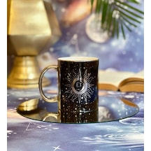 Tarot Tasarımlı Gümüş Kupa Beyaz - Çok Renkli