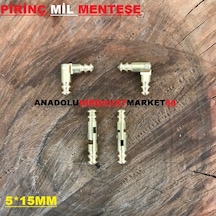 Çubuk Menteşe Mini Tavla Kutu Menteşe Mil Menteşe 4 Adet 5x25