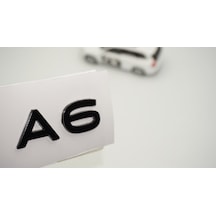 Dk Tuning A6 2025+ Bagaj Siyah 3m Yazı Logo Audi İle Uyumlu Bagaj Arma