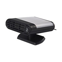 Araç Isıtıcı Soğutucu 2'li Mod - Cam Buz Ve Toz Temizleyici - 360 Derece Döner - Siyah-gri