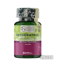 Natures Supreme Resveratrol + Quercetin 30 Kapsül Aromasız