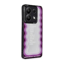 Newface Xiaomi Redmi Note 13 Pro 5g Kılıf Mirror Desenli Kapak - Mirror - 5 Mor