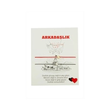Kalp Arkadaşlık İp Bileklik 2 Adet Çok Renkli 98769821